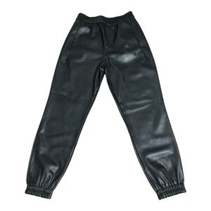 Zara Black Track Pants with Elastic Waistband